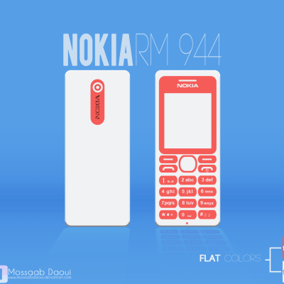 Nokia RM944 Flat Design