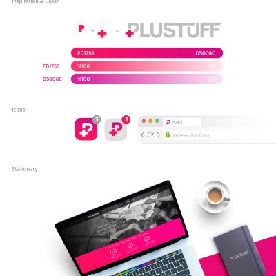 Plustuff | Brand identity