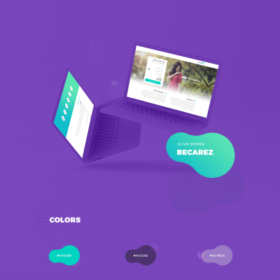 Becarez Landing page UI/UX