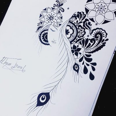 من رسمي elham jamal
