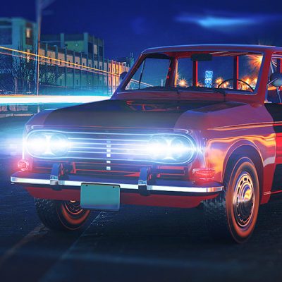 Mini Pickup Truck - Adobe Dimension