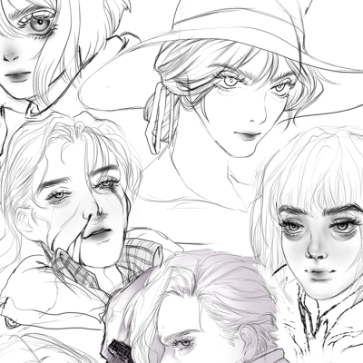 Sketches after a long artblock